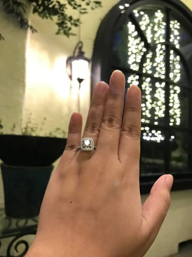 Customer photo review of 1ct Verona Engagement Ring