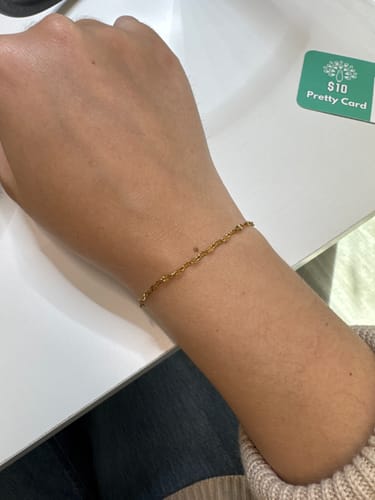 Customer photo review of Create Your Forever Jewelry with Pretty Pickie | Book Now ✨