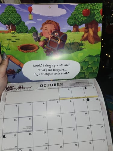 Customer photo review of Baby Bestiary Calendar (2025, 2026)
