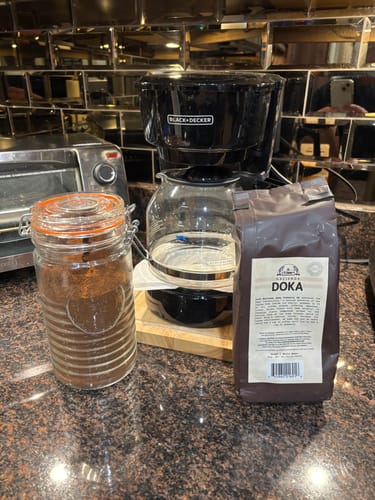 Customer photo review of Café Hacienda Doka Peaberry AA