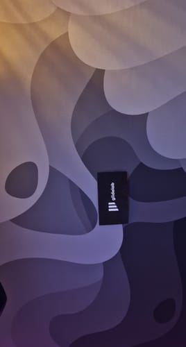 Customer photo review of Midnight Flow Mousepad