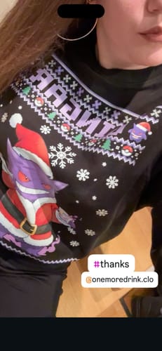 Customer photo review of Gingar- Christmas Sweatshirt