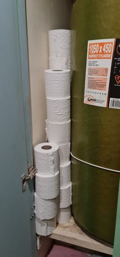 Customer photo review of UK-Made Recycled Toilet Paper – Seriously Sustainable & Plastic-Free