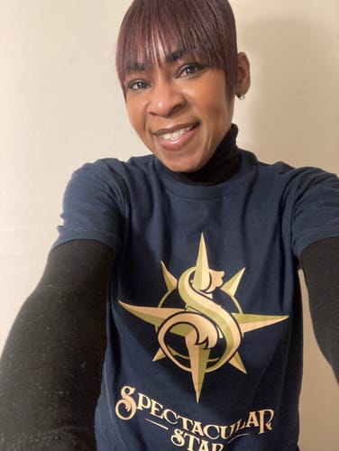 Customer photo review of Spectacular Star T-shirt