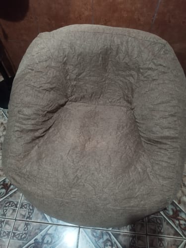 Reseña con foto de un cliente sobre NUBESOFÁ Viscoelástico - Marrón