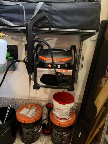 Customer photo review of UltraFlow Retractable Pressure Washer 2.6GPM