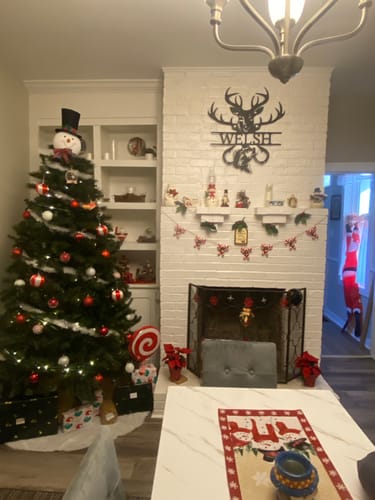 Customer photo review of Outdoorsman Monogram - Steel Sign