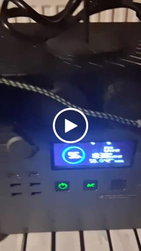 Customer video review of ALLPOWERS S2000 Pro Mit 200W Solarpanel | 2400W Solargenerator