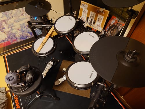 Customer photo review of Donner DED-200X 5ドラム 4シンバル 電子ドラム