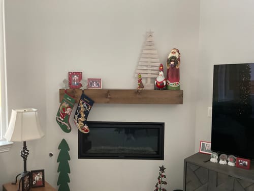 Customer photo review of Contemporary Mantels