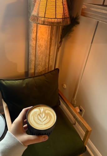 Customer photo review of Vanilla Coffee Syrup