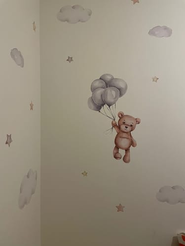 Customer photo review of Teddy Bear with Balloons
