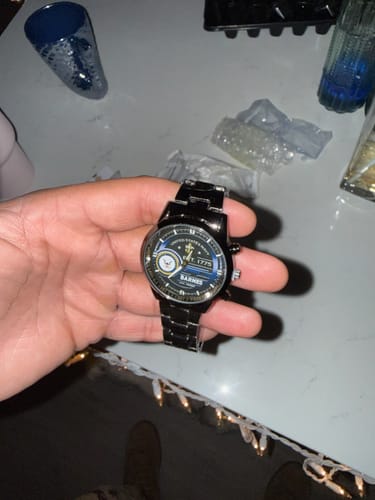 Customer photo review of Customized U.S. Military Badge Watches - Gifts for Soldier