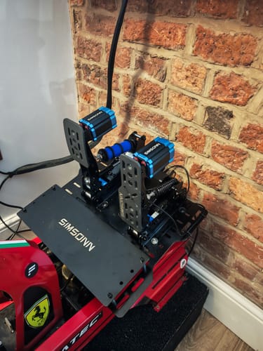 Customer photo review of Simsonn VAM Pro Linear Motor - the Pedals Haptic Reactor for Vibration Feedback