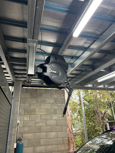Customer photo review of R30 Wall-Mounted Pressure Washer
