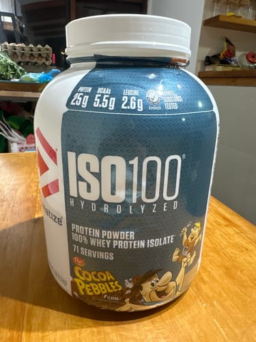 Customer photo review of Dymatize ISO100 Hydrolyzed Proteina Hidrolizada 5 Lb