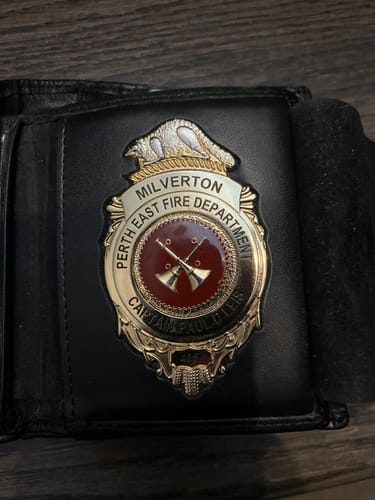 Customer photo review of SW1 Leather I.D. Badge Case