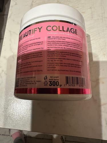 Customer photo review of Beautify Kollagén italpor nőknek