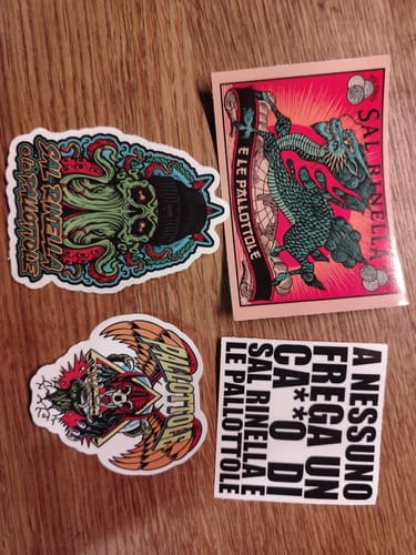 Customer photo review of Sticker Vinile Classico