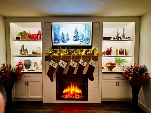 Customer photo review of Distressed Mantels