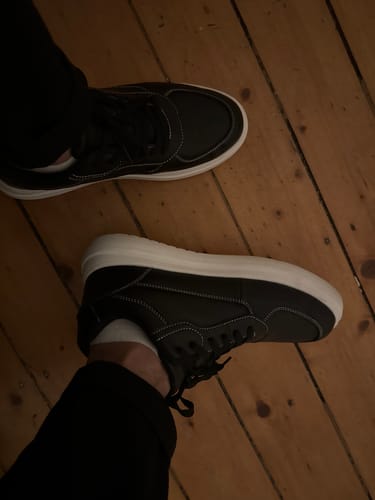 Customer photo review of ELEVATESHOES BLACK CASUAL