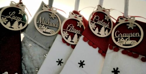 Customer photo review of Personalized Christmas Ornaments