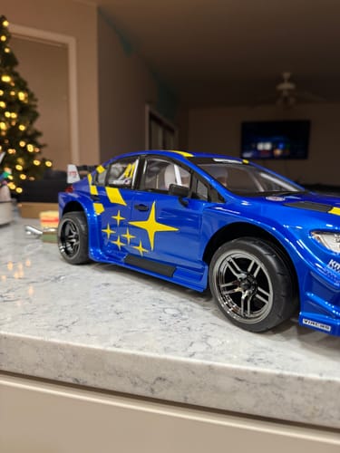 Customer photo review of Rlaarlo 1/10 Scale RTR 4WD Carbon Fiber Brushless RC Rally Car | XTS-S10