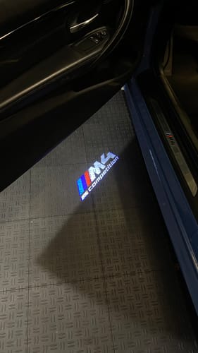 Customer photo review of BMW F SERIES DOOR LIGHTS