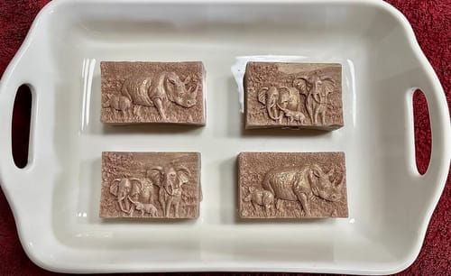 Customer photo review of Melt & Pour Goat's Milk Soap Base