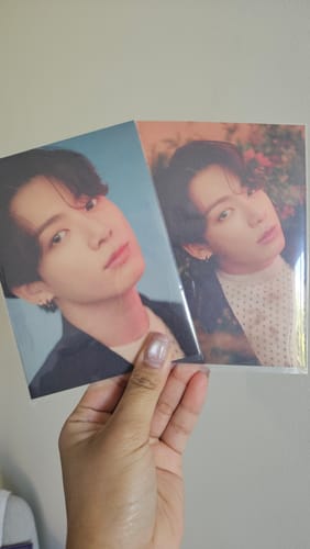 Customer photo review of Premium Postcard Sleeves - V2- 25 Pack