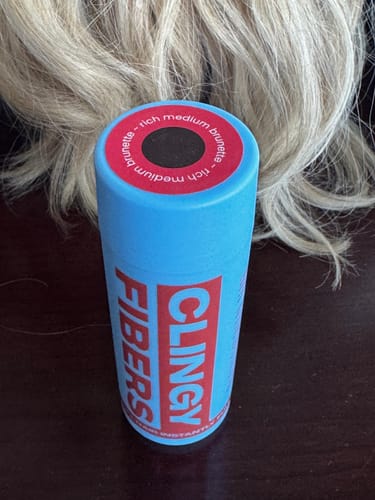 Customer photo review of Rich Medium Brunette // Clingy Fibers