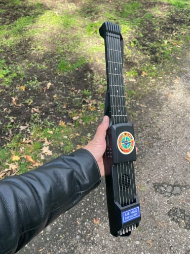 Customer photo review of 7-Fret Smart Electric Guitar – Silent Practice, Smart Learning, Total Freedom