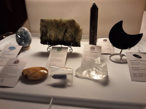 Customer photo review of Crystal Surprise Delight Subscription Box