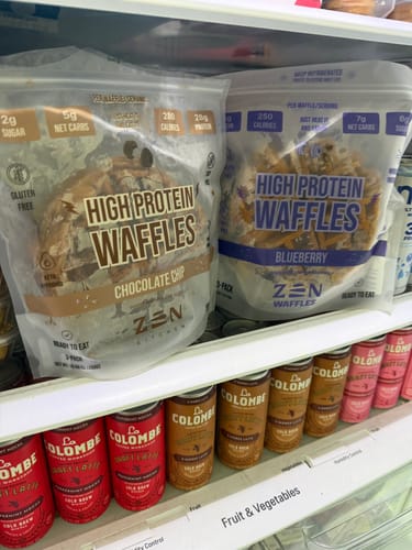 Customer photo review of Zen Protein Waffles - Chocolate Chip