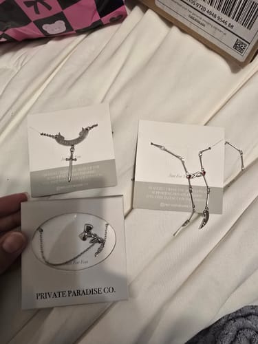 Customer photo review of 3 Mystery Necklaces Bundle