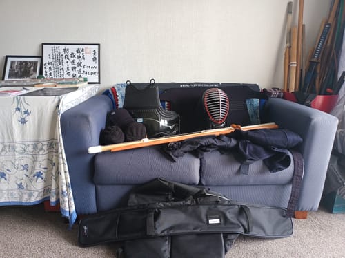 Customer photo review of ULTIMATE KENDO BEGINNER START UP VALUE SET - Bogu Set, Uniform Set, Shinai, Bokken & Carry Bags!