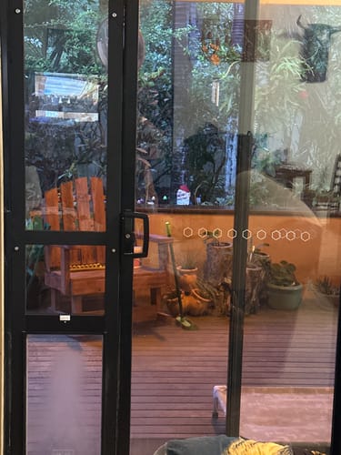 Customer photo review of Patio Pet Door Insert