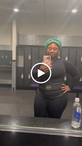 Customer video review of Triple Belt Rubber Vest Sport Girdle Waist Trainer