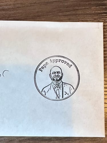 Customer photo review of Face Stamp﹘ Self-Inking Stamp﹘US