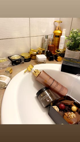 Customer photo review of 24K Gold Glo Skincare System