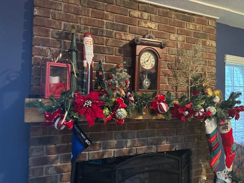 Customer photo review of Distressed Mantels