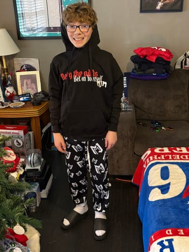 Customer photo review of MJM Logo Pajamas