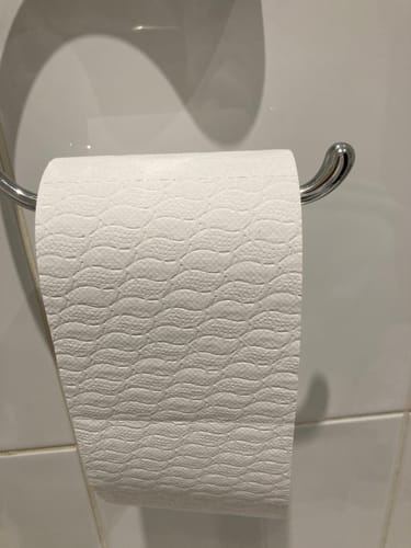Customer photo review of Recycled 3 Ply Toilet Paper
