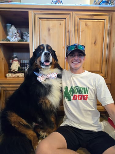 Customer photo review of Bernese Mountain Dog T-Shirt
