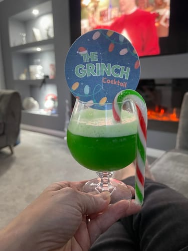 Customer photo review of The Grinch Cocktail Kit