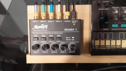 Customer photo review of Moukey MAMX1 4chミキサー