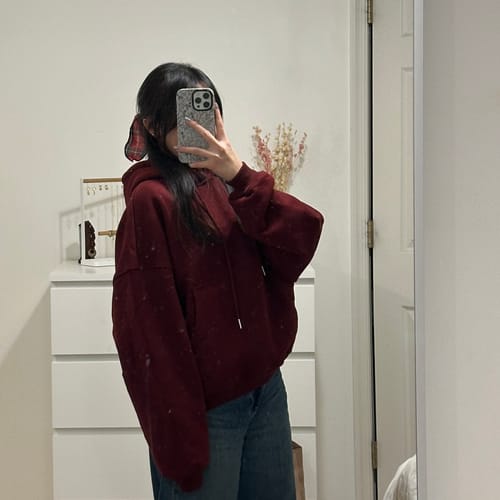 Customer photo review of Relaxed Oversized Hoodie