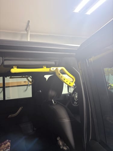 Customer photo review of JK & JKU Rear Loop Grab Handles