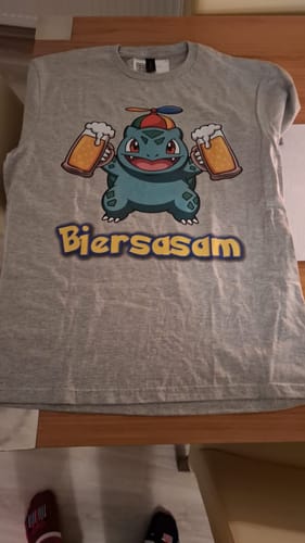 Customer photo review of Biersasam Neu T-Shirt Unisex