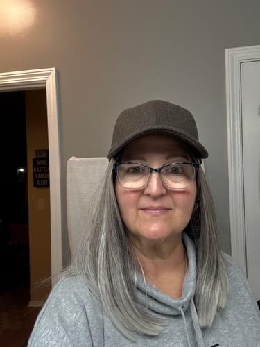Customer photo review of Topless Beach White Sands Long (Hat Wig)
